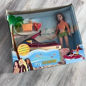 Mattel My Scene Doll Chelsea Jammin' in Jamaica Surfrider Gift Set 2003 Rare